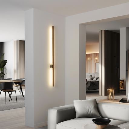 BRILAGI - LED sienas gaismeklis WOODY LINE LED/7W/230V 4000K 60 cm ozols/valrieksts