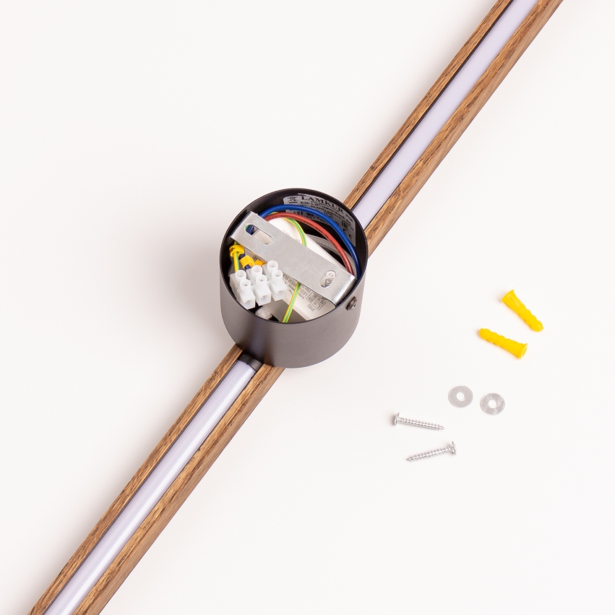 BRILAGI - LED sienas gaismeklis WOODY LINE LED/7W/230V 4000K 60 cm ozols/valrieksts
