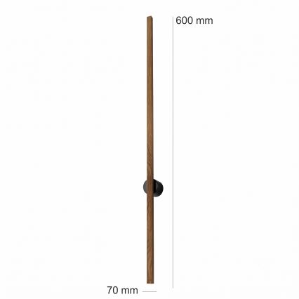 BRILAGI - LED sienas gaismeklis WOODY LINE LED/7W/230V 4000K 60 cm ozols/valrieksts