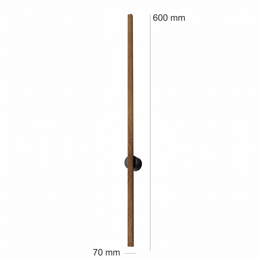 BRILAGI - LED sienas gaismeklis WOODY LINE LED/7W/230V 4000K 60 cm ozols/valrieksts