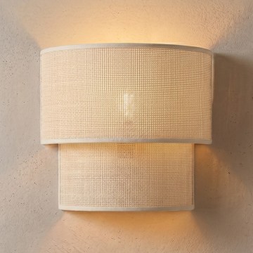 Brilagi - LED sienas lampa BOHO ECO 1xE27/10W/230V krēmkrāsaina