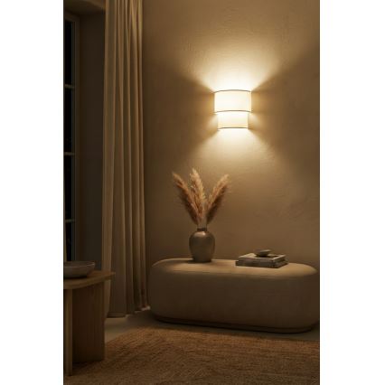Brilagi - LED sienas lampa BOHO ECO 1xE27/10W/230V krēmkrāsaina