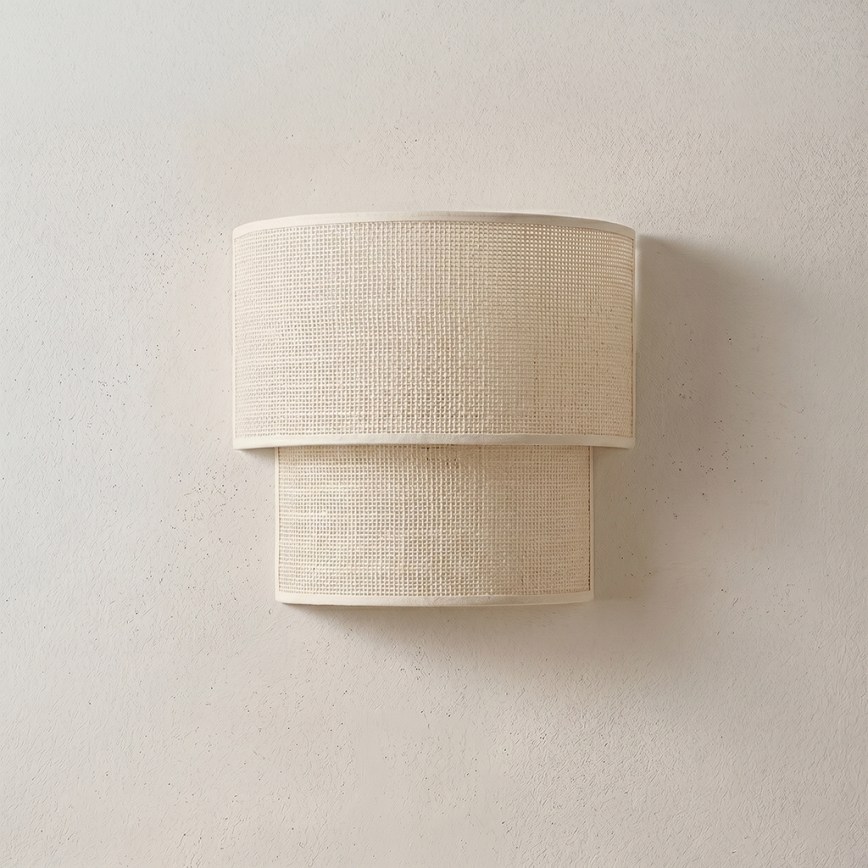 Brilagi - LED sienas lampa BOHO ECO 1xE27/10W/230V krēmkrāsaina