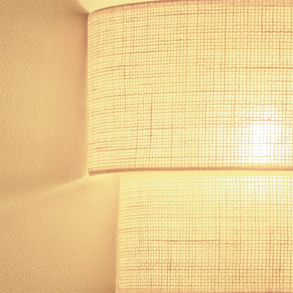 Brilagi - LED sienas lampa BOHO ECO 1xE27/10W/230V krēmkrāsaina