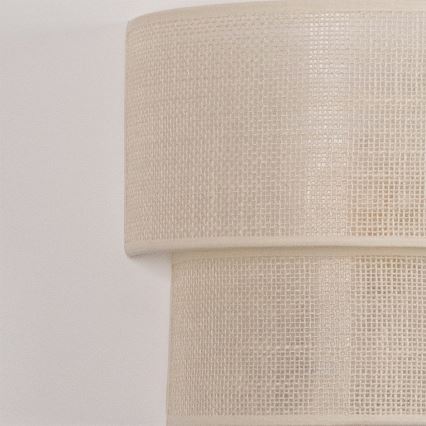 Brilagi - LED sienas lampa BOHO ECO 1xE27/10W/230V krēmkrāsaina