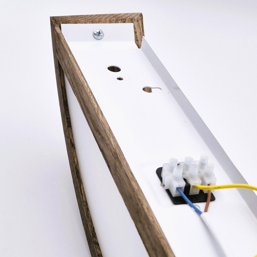 Brilagi - LED Sienas lampa CARVALHO 1xE27/60W/230V ozola valrieksts