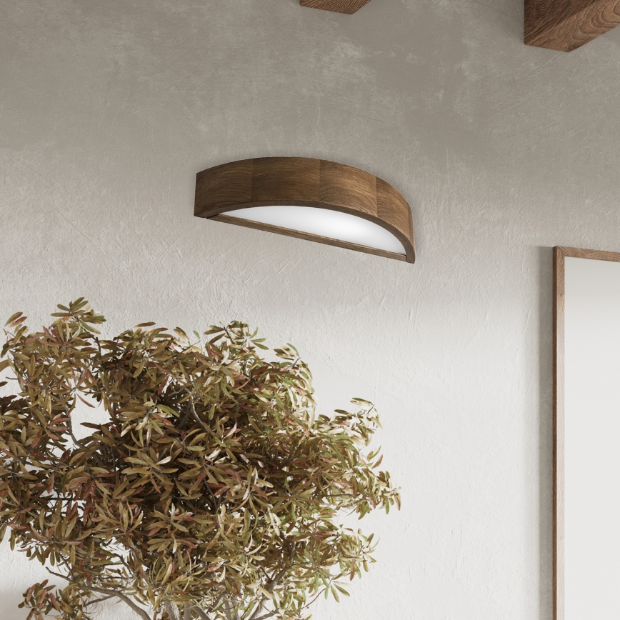 Brilagi - LED Sienas lampa CARVALHO 1xE27/60W/230V ozols