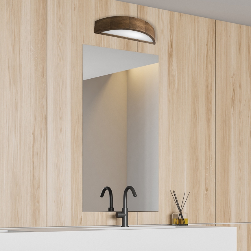 Brilagi - LED Sienas lampa CARVALHO 1xE27/60W/230V ozols
