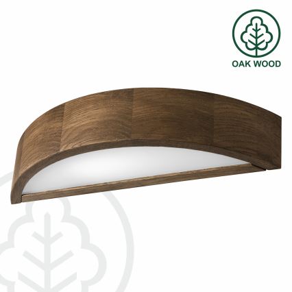 Brilagi - LED Sienas lampa CARVALHO 1xE27/60W/230V ozols
