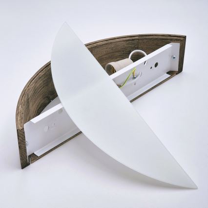 Brilagi - LED Sienas lampa CARVALHO 1xE27/60W/230V ozols