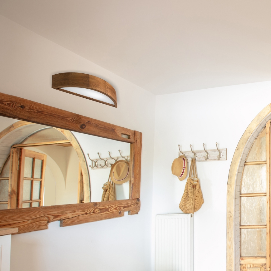 Brilagi - LED Sienas lampa CARVALHO 1xE27/60W/230V ozols ķirsis