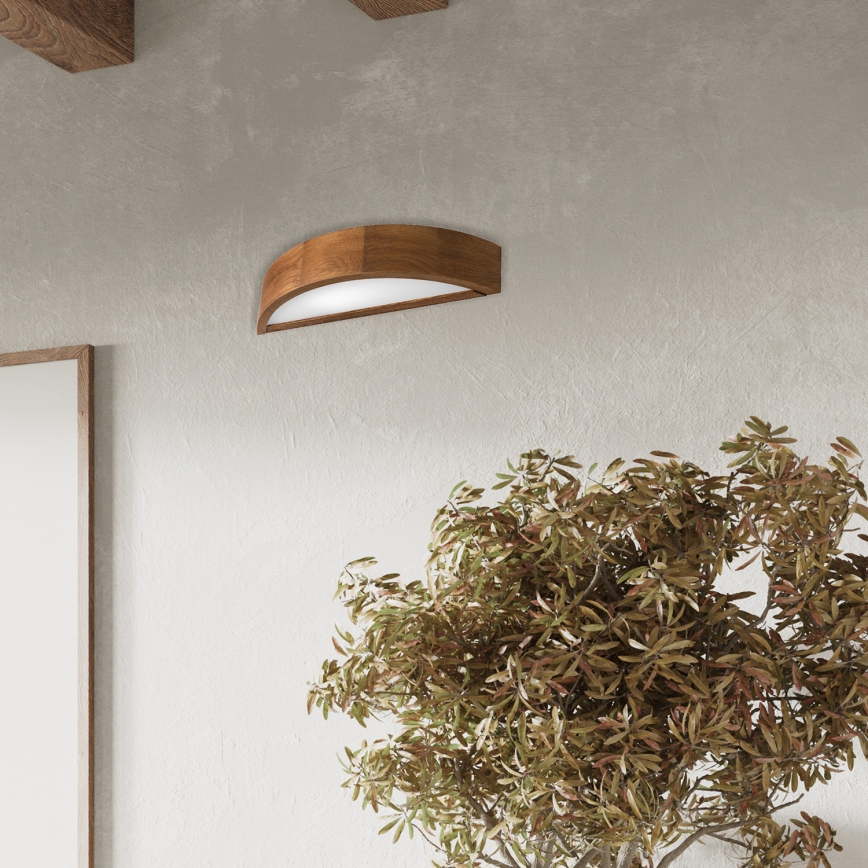 Brilagi - LED Sienas lampa CARVALHO 1xE27/60W/230V ozols ķirsis