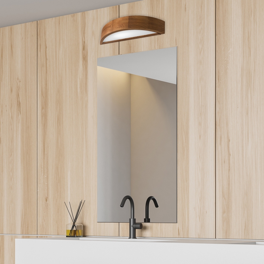 Brilagi - LED Sienas lampa CARVALHO 1xE27/60W/230V ozols ķirsis