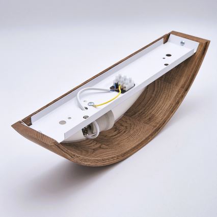 Brilagi - LED Sienas lampa CARVALHO 1xE27/60W/230V ozols ķirsis