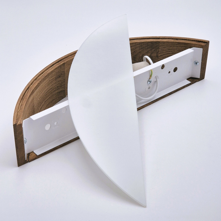 Brilagi - LED Sienas lampa CARVALHO 1xE27/60W/230V ozols ķirsis
