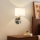 Brilagi - LED Sienas lampa DAYA 1xE14/40W/230V + LED/3W balta/matēts hroms