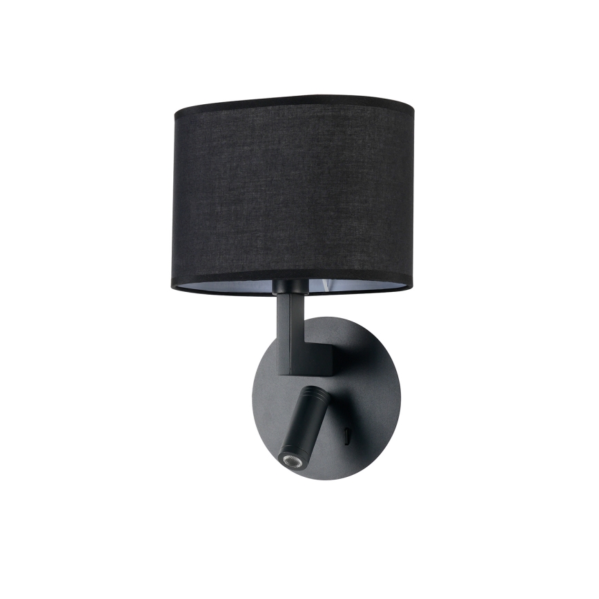 Brilagi - LED Sienas lampa DAYA 1xE14/40W/230V + LED/3W melna