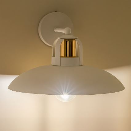 Brilagi - LED Sienas lampa FLAMENGO 1xE27/60W/230V balta