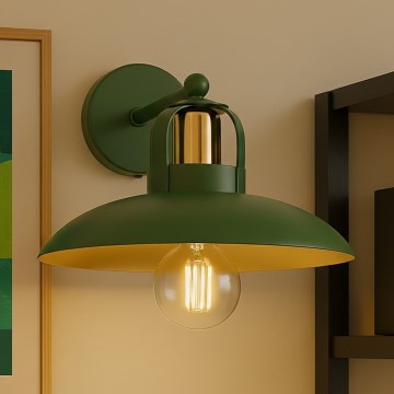 Brilagi - LED Sienas lampa FLAMENGO 1xE27/60W/230V zaļa