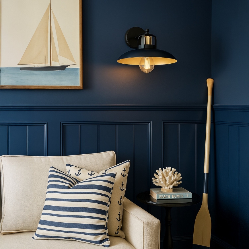 Brilagi - LED Sienas lampa FLAMENGO 1xE27/60W/230V zila