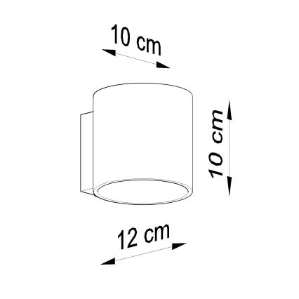 Brilagi -  LED Sienas starmetis FRIDA 1xG9/3,5W/230V betons