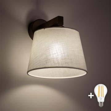 BRILAGI - LED sienas lampa LATTE 1xE27/15W/230V priede/balta