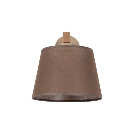 BRILAGI - LED Sienas lampa LATTE SABIA 1xE27/15W/230V priede/brūna