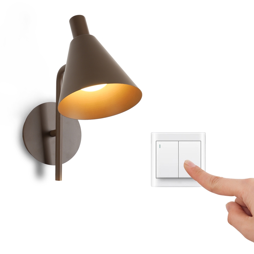 Brilagi - LED Sienas lampa LUCERA LED/3W/230V brūna
