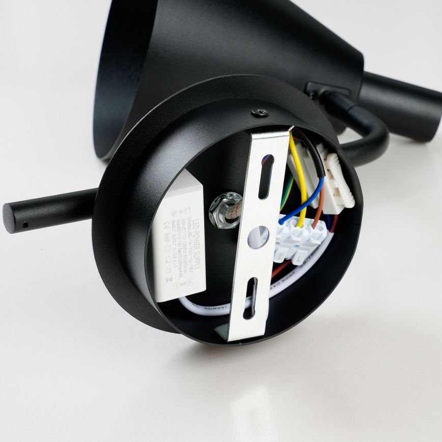 Brilagi - LED Sienas lampa LUCERA LED/3W/230V melna