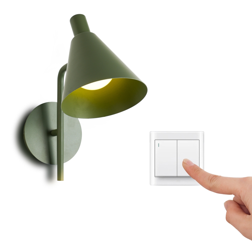 Brilagi - LED Sienas lampa LUCERA LED/3W/230V zaļa
