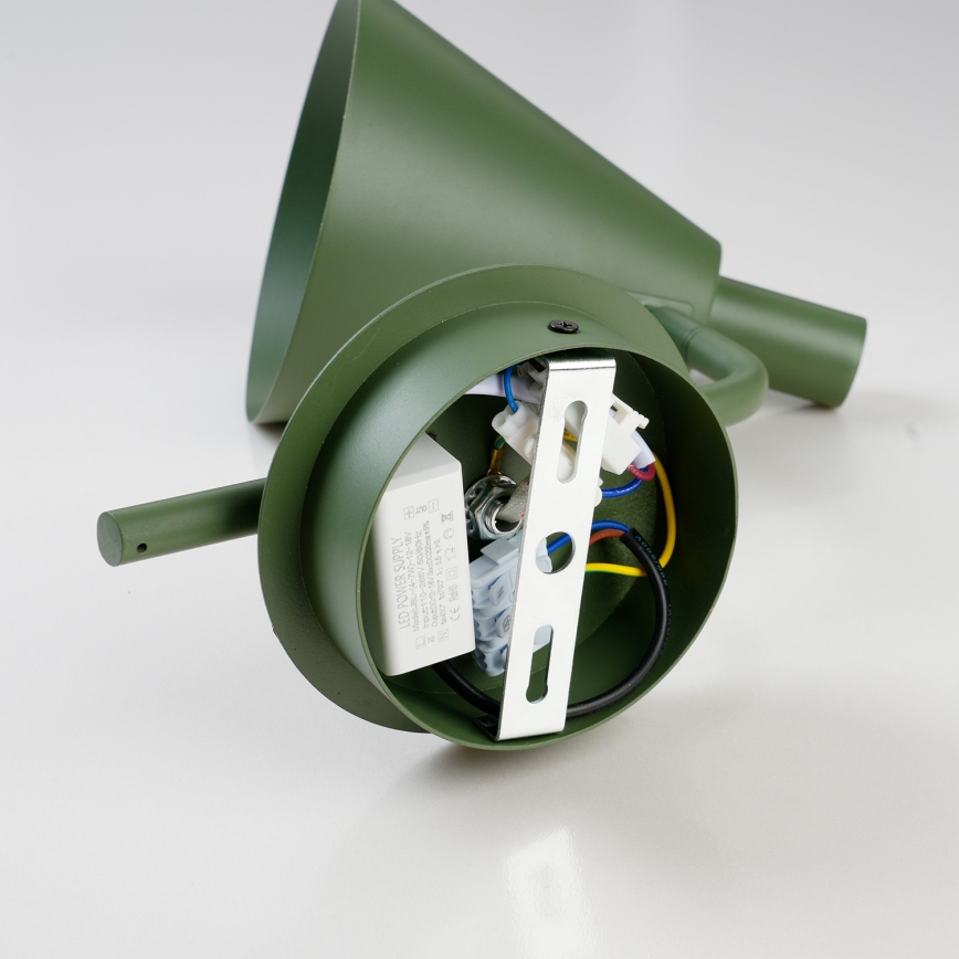 Brilagi - LED Sienas lampa LUCERA LED/3W/230V zaļa