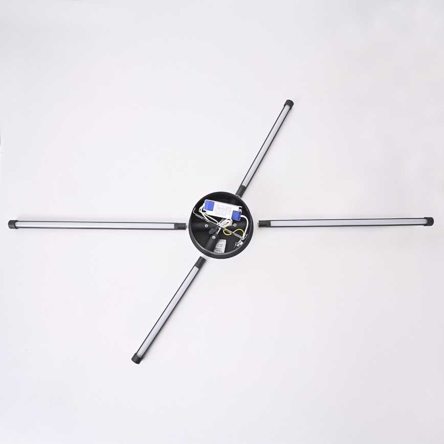 Brilagi - LED Sienas lampa LUGO QUATTRO LED/16W/230V melna