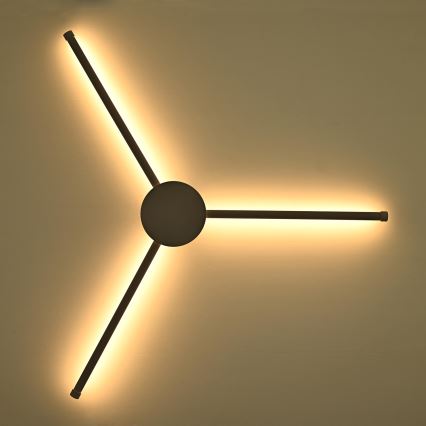 Brilagi - LED Sienas lampa LUGO TRE LED/14W/230V melna
