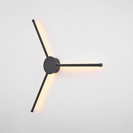 Brilagi - LED Sienas lampa LUGO TRE LED/14W/230V melna