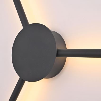 Brilagi - LED Sienas lampa LUGO TRE LED/14W/230V melna