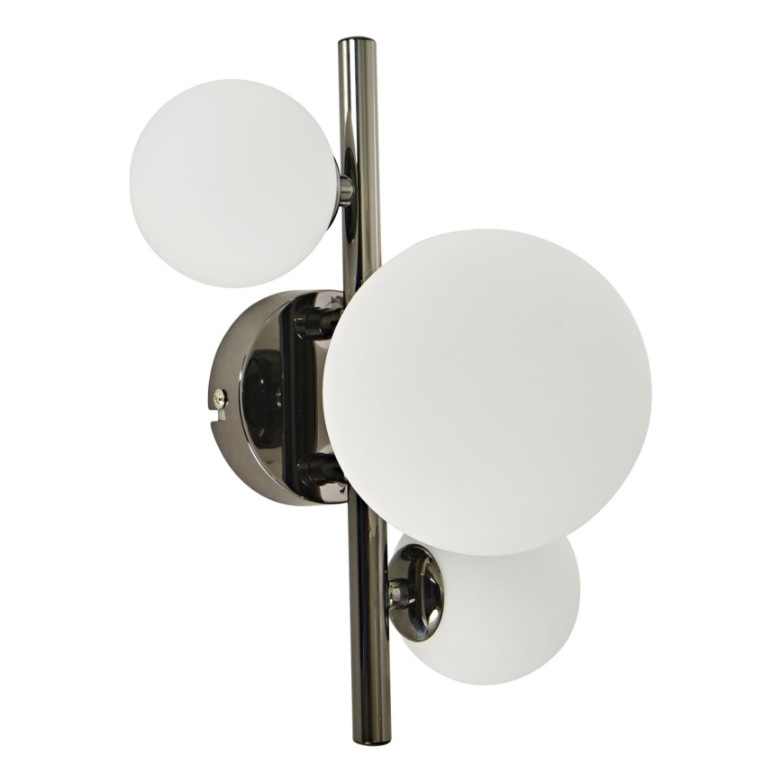Brilagi - LED Sienas lampa MILLA 3xG9/3W/230V spīdīgi hromēts/balta