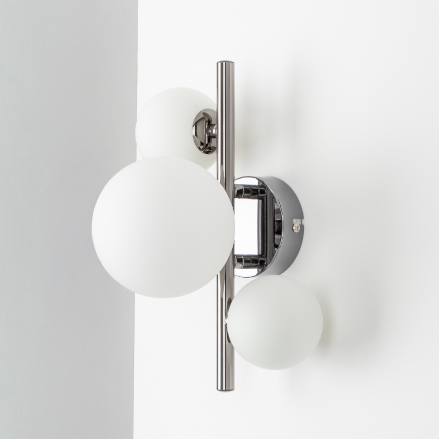 Brilagi - LED Sienas lampa MILLA 3xG9/3W/230V spīdīgi hromēts/balta