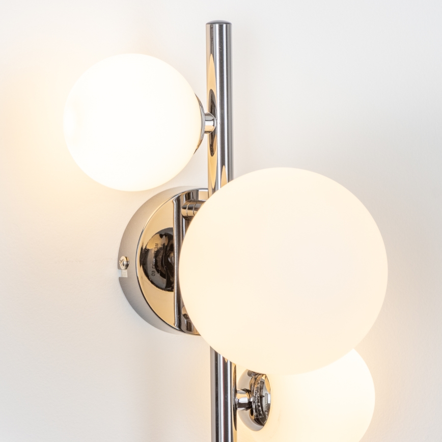 Brilagi - LED Sienas lampa MILLA 3xG9/3W/230V spīdīgi hromēts/balta