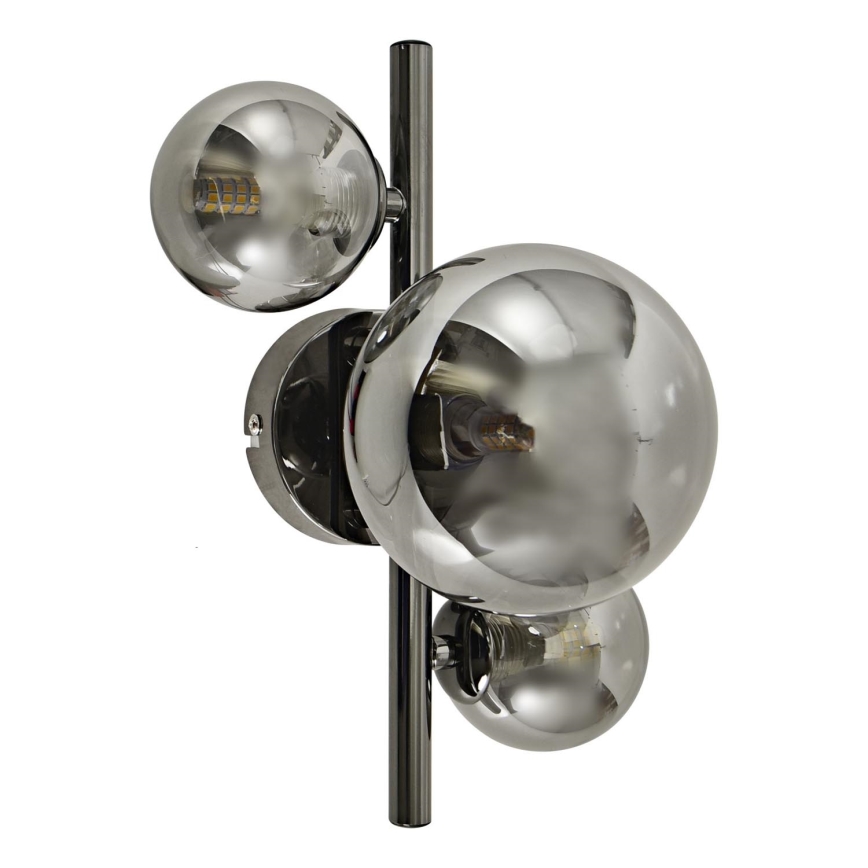 Brilagi - LED Sienas lampa MILLA 3xG9/3W/230V spīdīgi hromēts/dūmakains