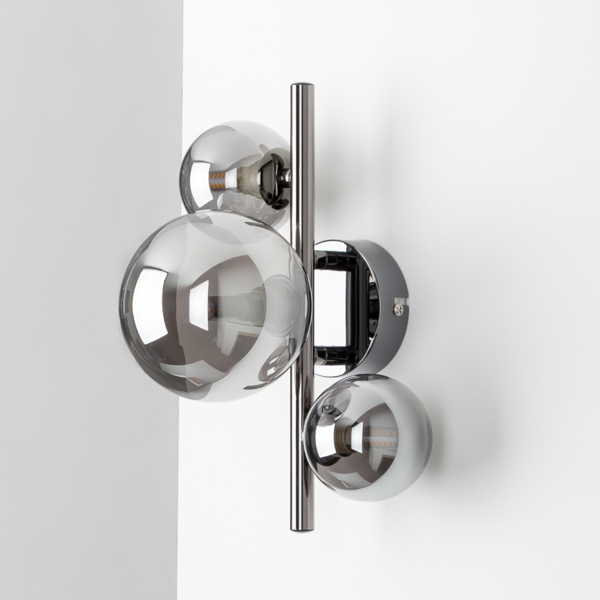 Brilagi - LED Sienas lampa MILLA 3xG9/3W/230V spīdīgi hromēts/dūmakains