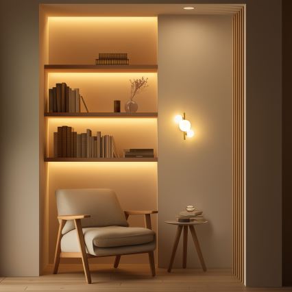 Brilagi - LED Sienas lampa MILLA 3xG9/3W/230V zelta/balta