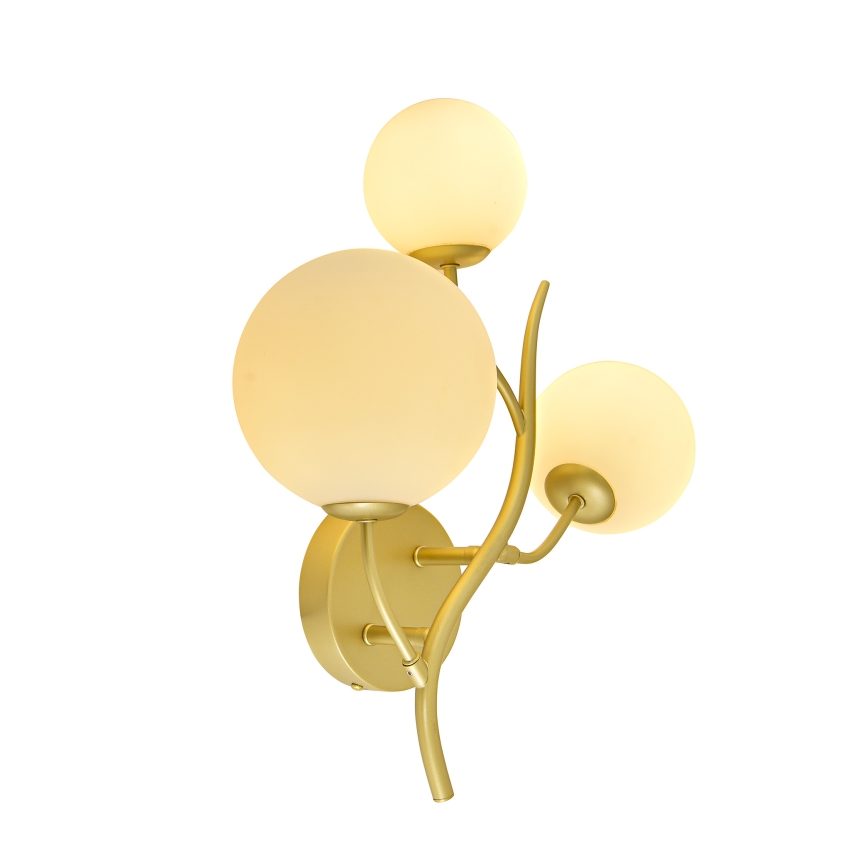 Brilagi - LED Sienas lampa MISTEL 3xG9/3W/230V zelta/balta