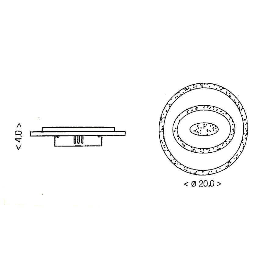 Brilagi - LED Sienas lampa MODERN MINI LED/26W/230V 3000/4000/6000K