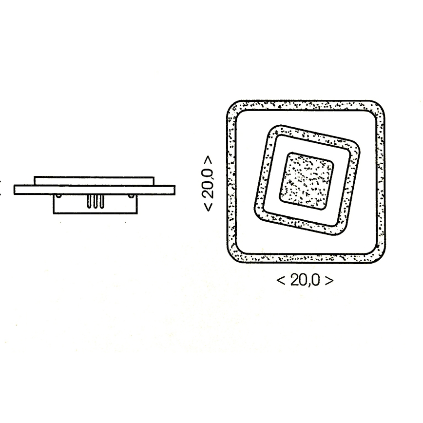 Brilagi - LED Sienas lampa MODERN MINI LED/32W/230V 3000/4000/6000K