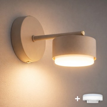 Brilagi - LED sienas lampa MONO 1xGX53/13W/230V bēša