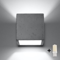Brilagi -  LED Sienas lampa MURO 1xG9/3,5W/230V betons