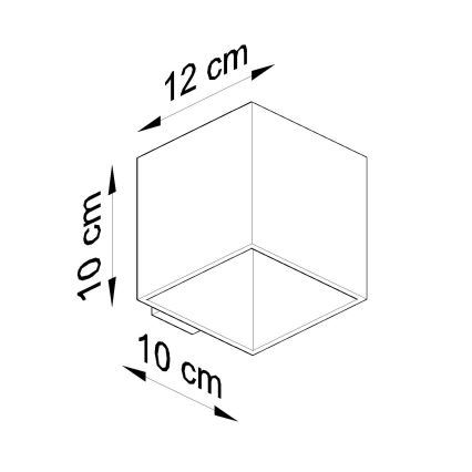 Brilagi -  LED Sienas starmetis MURO 1xG9/3,5W/230V betons