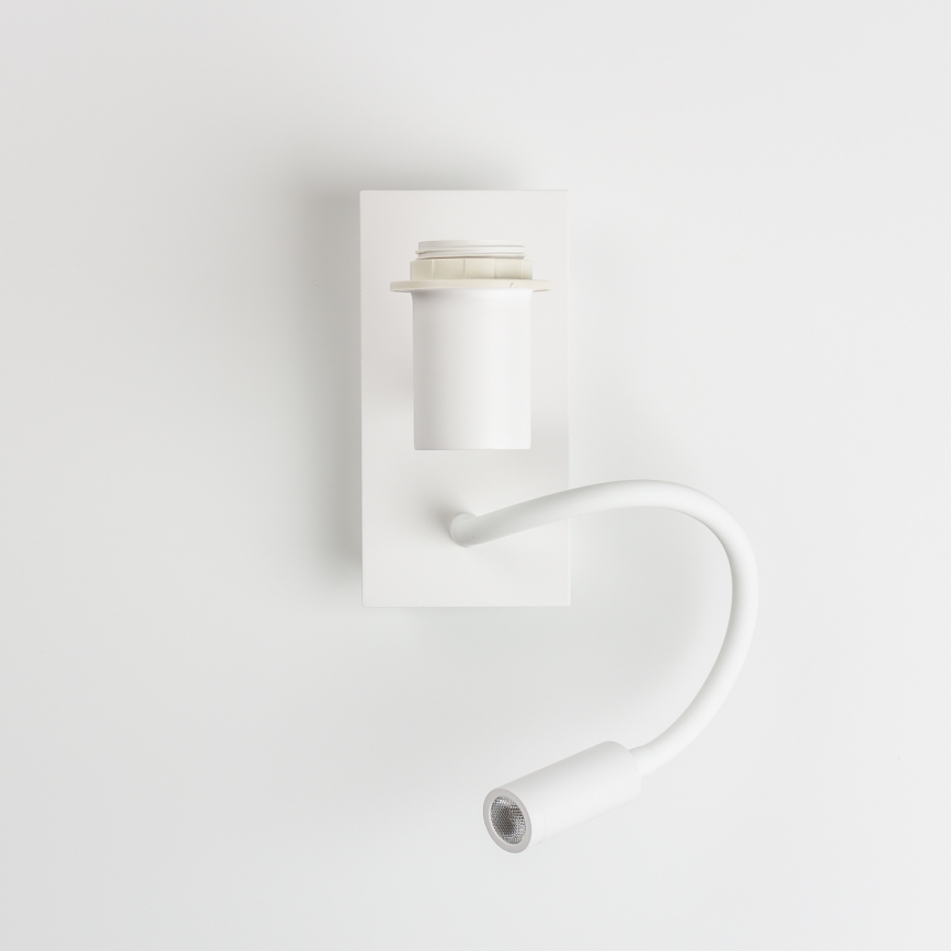 Brilagi - LED Pielāgojama sienas lampa NUBILA 1xE27/25W/230V + LED/3W balta/antracīta