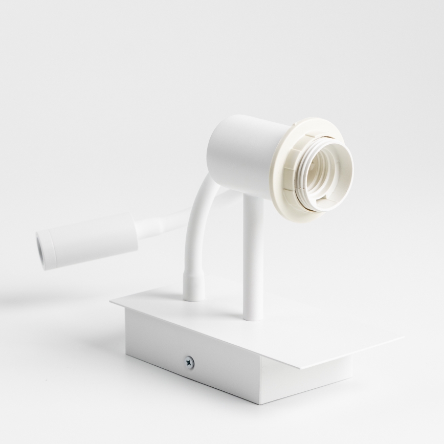 Brilagi - LED Pielāgojama sienas lampa NUBILA 1xE27/25W/230V + LED/3W balta/violeta
