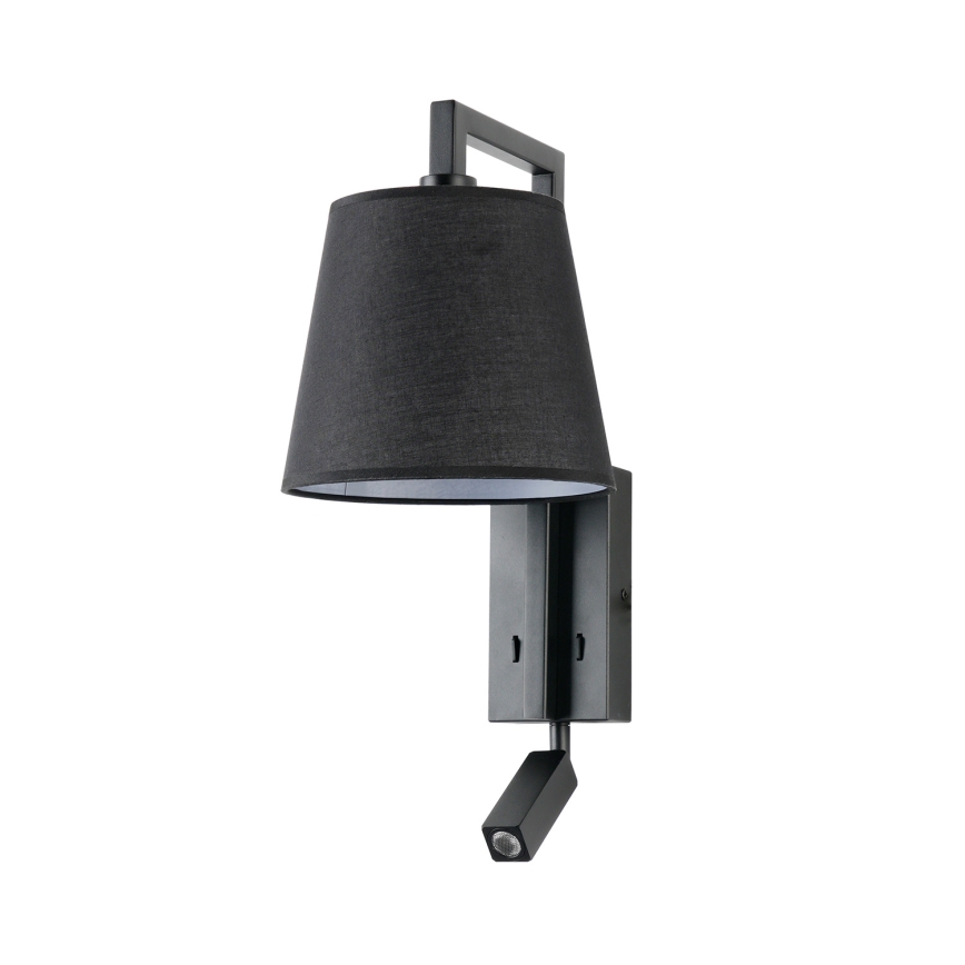 Brilagi - LED Sienas lampa RAYAS 1xE14/40W/230V + LED/3W melna